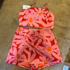 Floral two piece